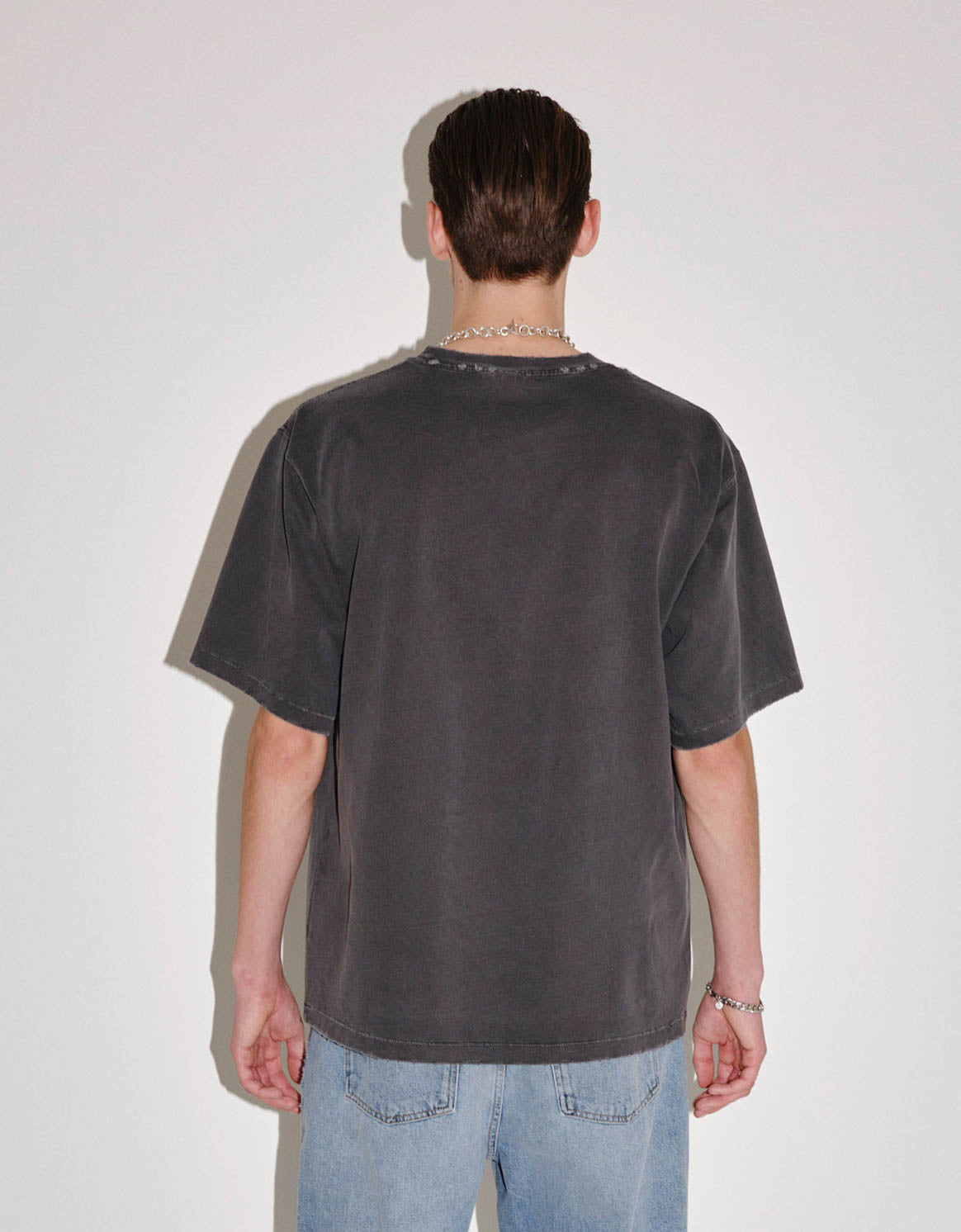 Won Hundred - T-shirt LA Staggererd - Washed Black