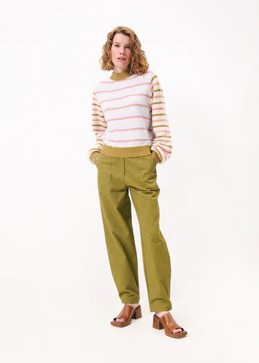 FRNCH - Trousers Bianca - Olive