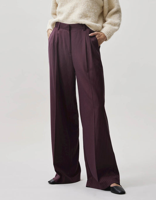 Catwalk Junkie - Trousers Zoey - Deep Burgandy