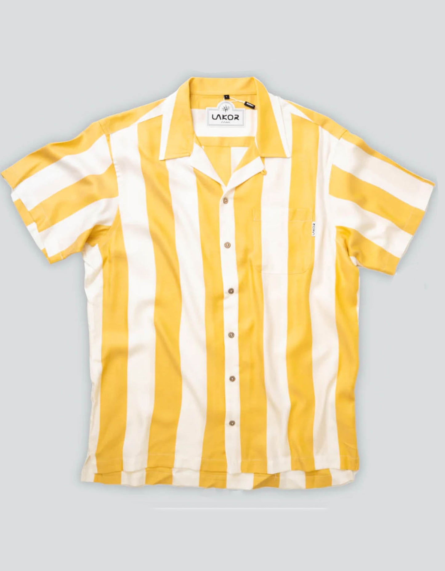 Lakor - Shirt Bold Stripes - Yellow