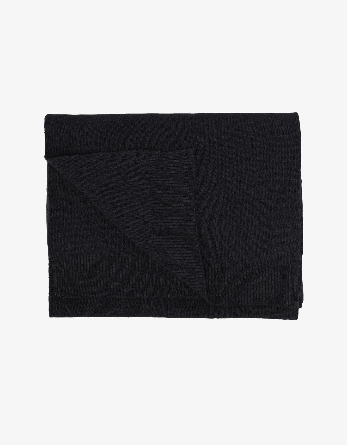 Colorful Standard - Merino Wool Scarf - Deep Black