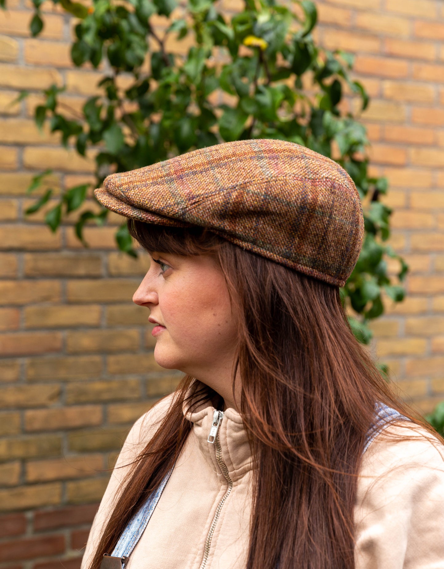 Flat Cap Blue Checked