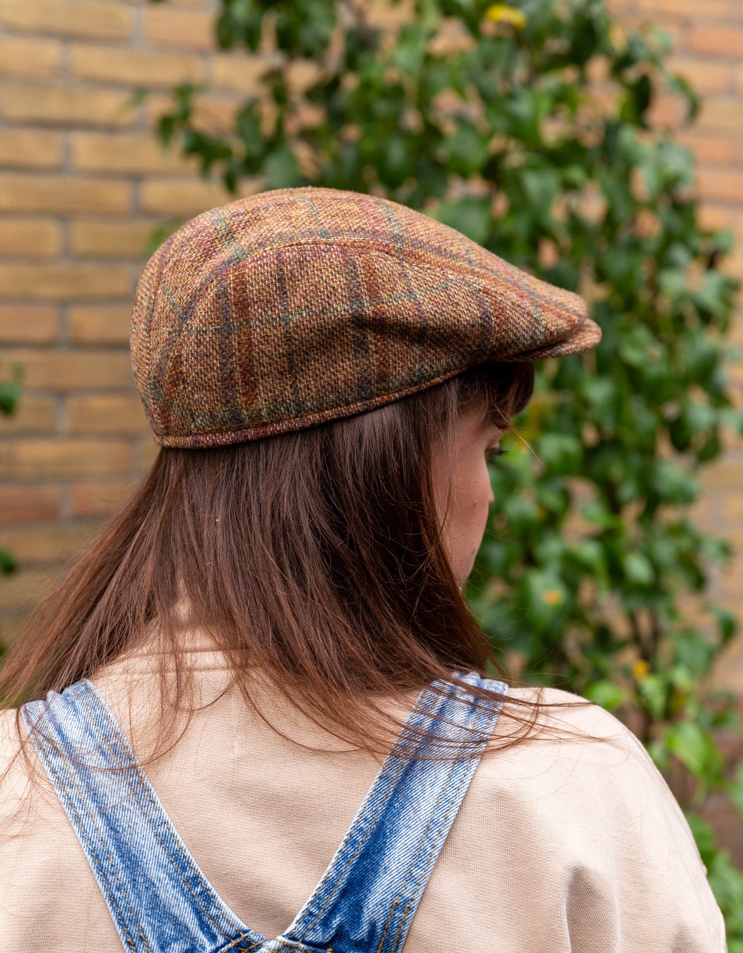 Flat Cap Blue Checked