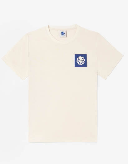 Jonsen Island T-shirt Loose Colorblock - Coconut